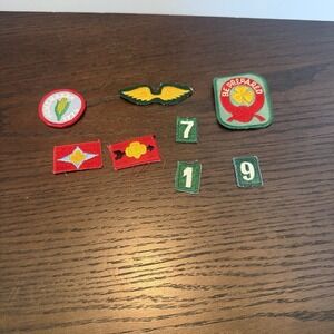 Set Of 8 Vintage Girl Scouts Badges 1963-1980